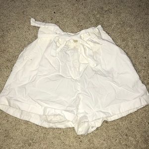 Forever 21 high waisted white shorts